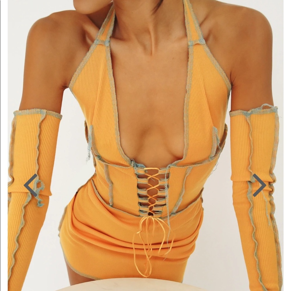 8 Birdies Lace-Up Dress - Picture 8 of 10